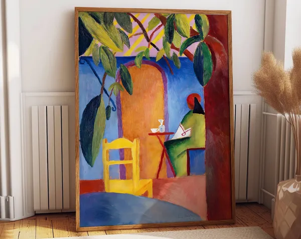 Caf Bliss Vibrant Coffee Wall Art Painting