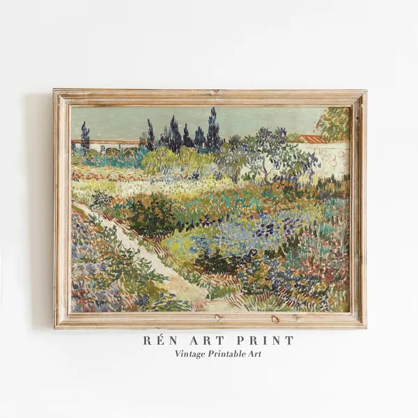 Van Gogh Spring Landscape Art Print, Vintage