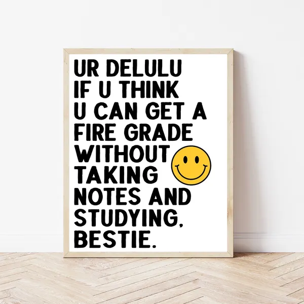 Science Classroom Poster, Funny Educational Print