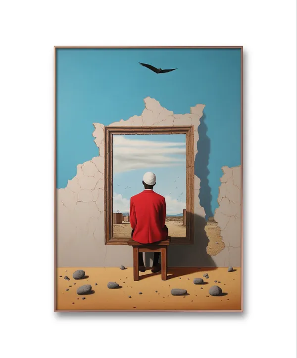 Kano Nigeria Surreal City Art Print