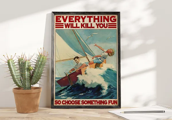 Love Beach Everything Will Kill You Poster Print