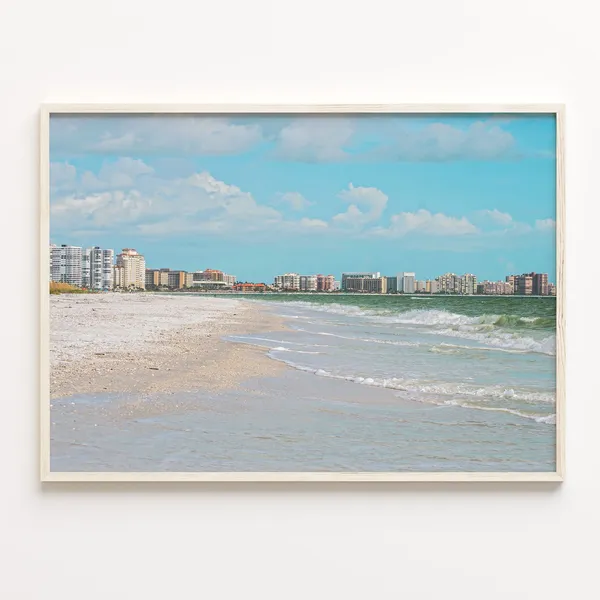 Marco Island Street Map Poster, Travel Art Print