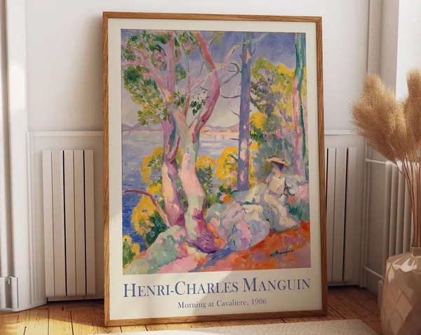 Morning At Cavaliere by Henri Charles Manguin Art Print