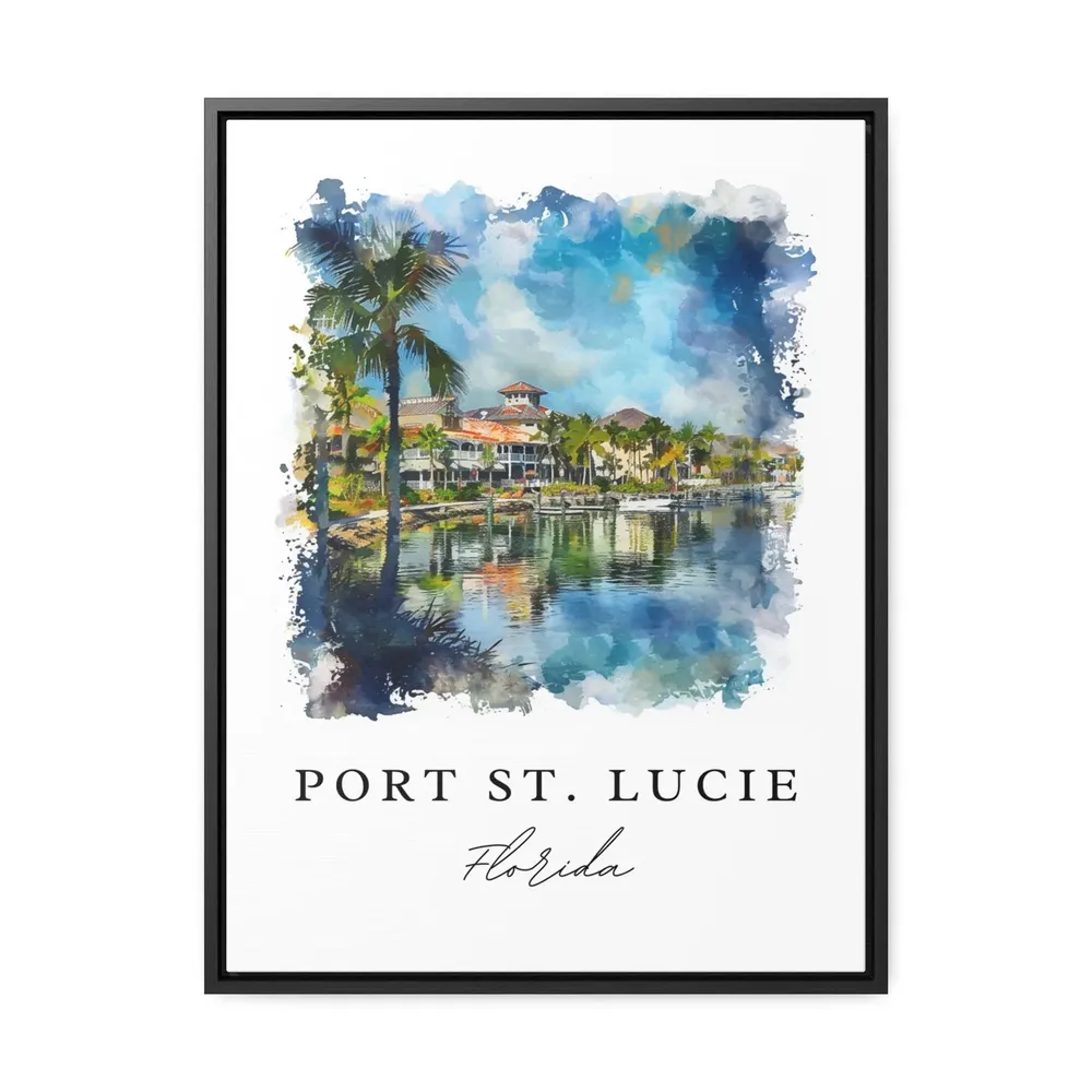 Port St Lucie Florida Art Print, Travel Poster - Image 3
