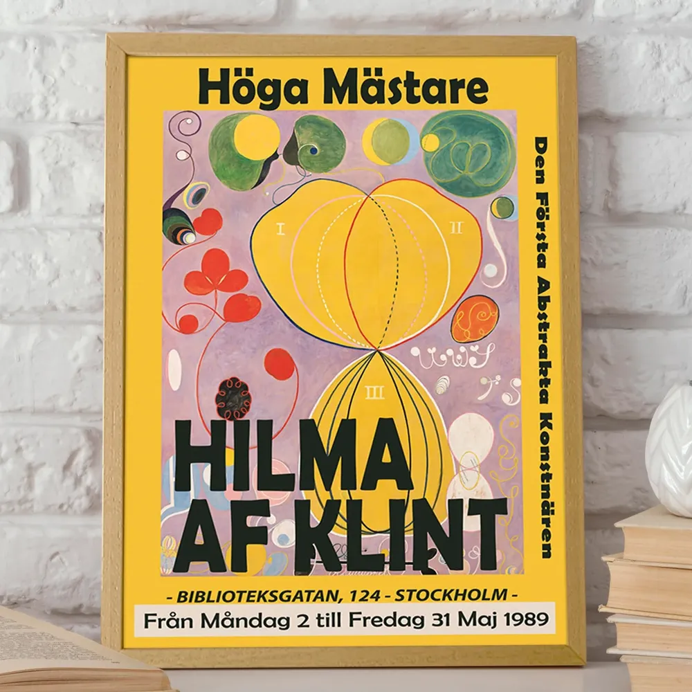 Hilma Af Klint Modern Abstract Exhibition Poster - Image 2