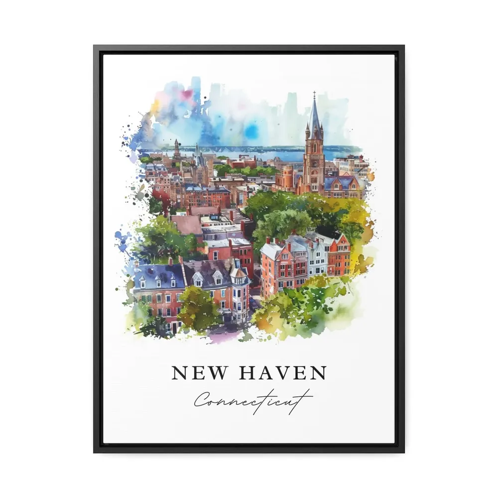 New Ct Connecticut Travel Poster, Wall Art Print - Image 3