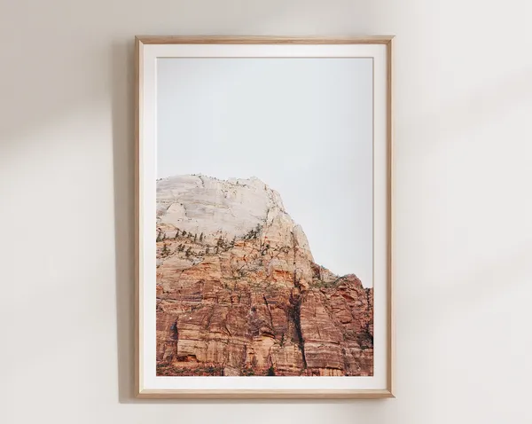 Desert Boho Wall Art Print, Southwestern Canyon