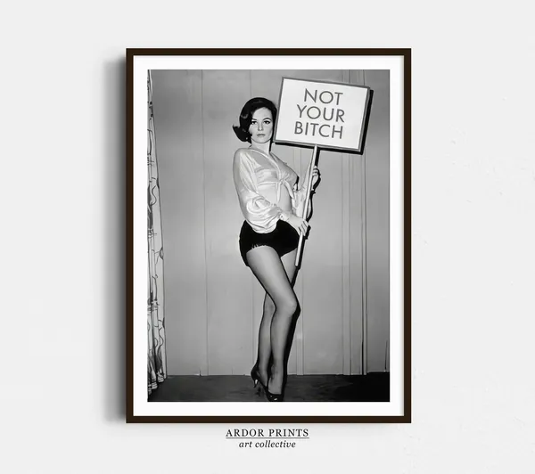 Women’s Rights Vintage Empowerment Poster Print
