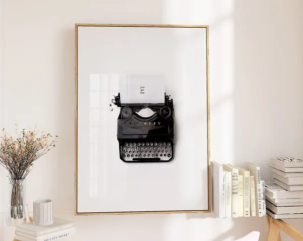 You Got This Quote Print, Office Motivational Art