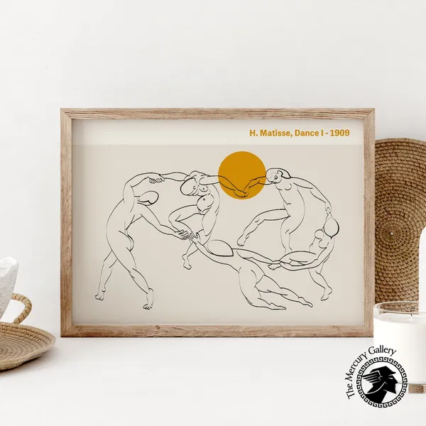 Matisse The Dance Exhibition Poster, Art Print