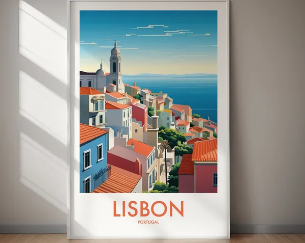 Lisbon Portugal Travel Art Print