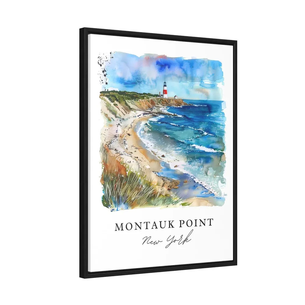 Montauk Point Travel Poster, Long Island Coast - Image 2