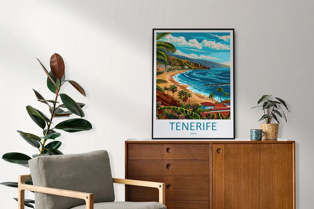 Tenerife Gift Art Lovers Travel Poster - Image 2