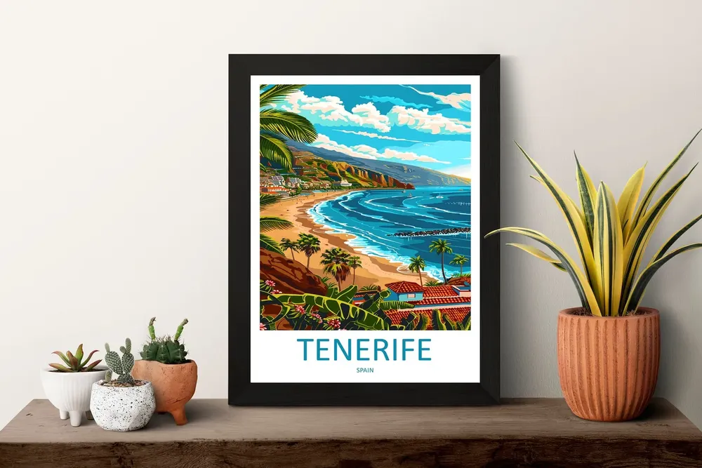 Tenerife Gift Art Lovers Travel Poster - Image 3