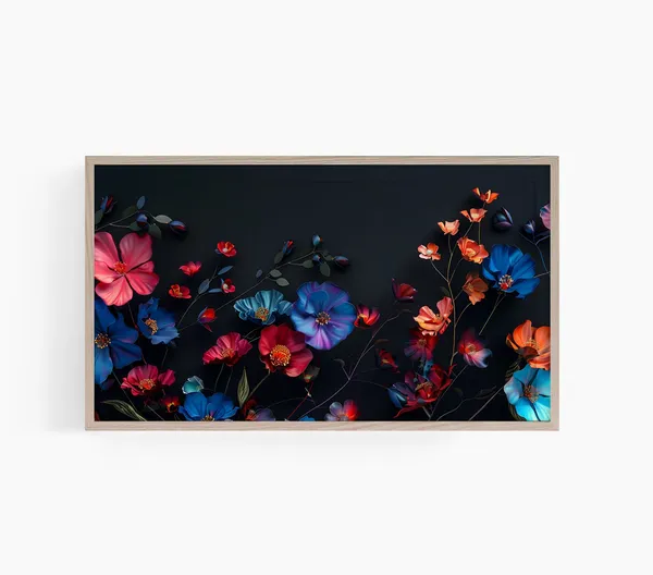 Wildflower Garden Spring Botanical Art Print
