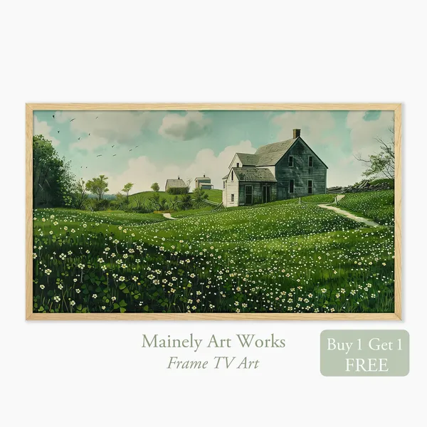 Irish Farmhouse Art Print, St Patricks Day Decor