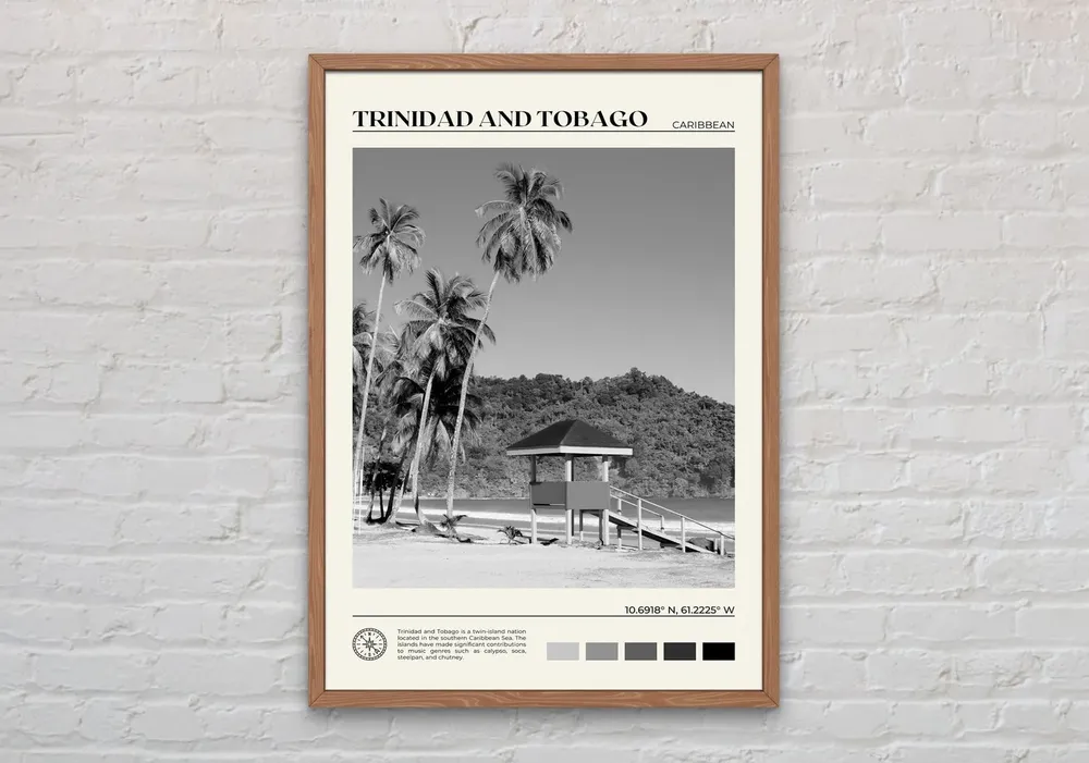 Trinidad And Tobago Wall Art Poster