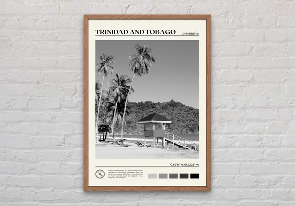 Trinidad And Tobago Wall Art Poster