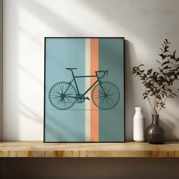 Cycle Poster, Bike Gift Art Print