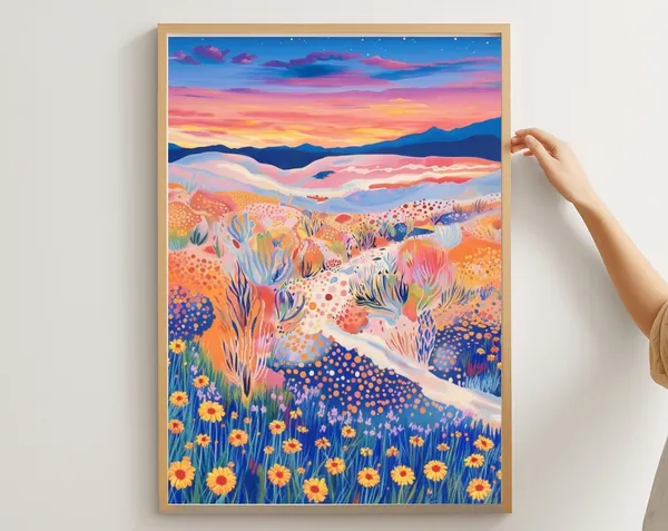 Western Art Print, Vintage Retro Texas Wall Art