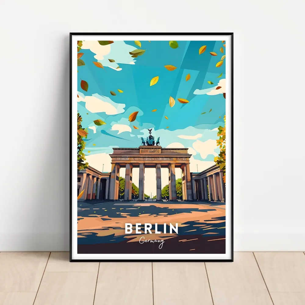 Berlin Germany Gift Travel Poster
