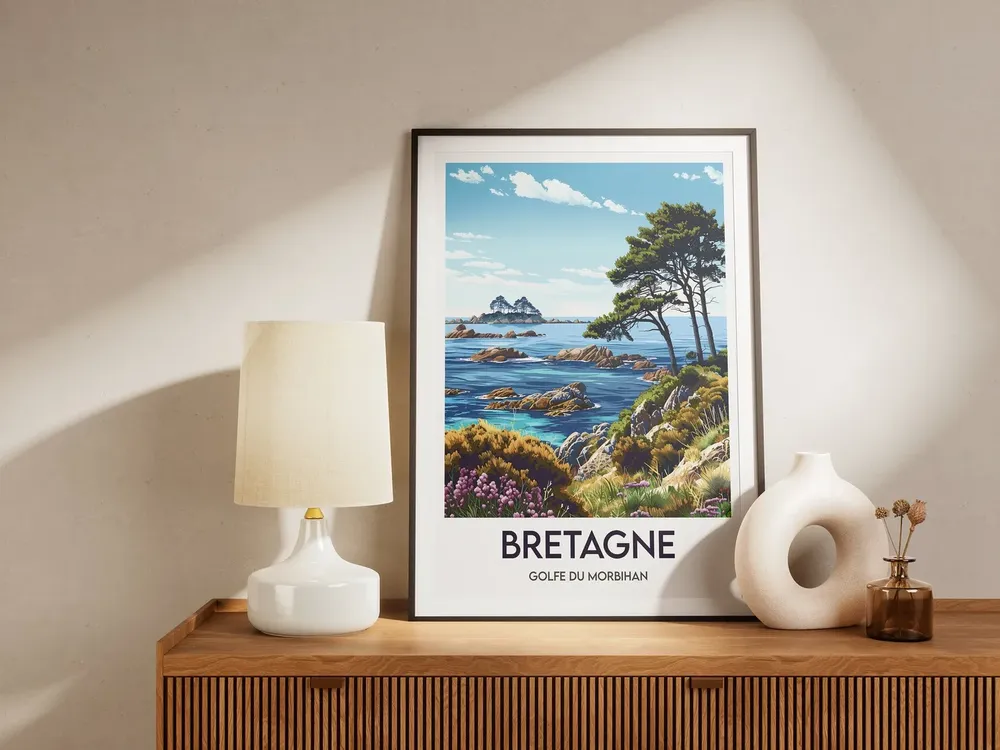 Brittany Gulf Of Morbihan Travel Poster - Image 2