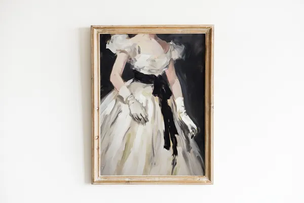 Moody Coquette Print, Dark Academia Decor
