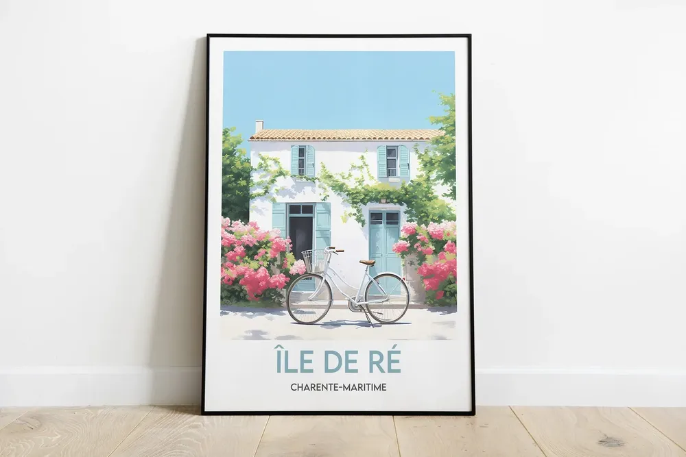 Le De R Charente Maritime Travel Poster