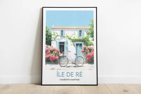 Le De R Charente Maritime Travel Poster