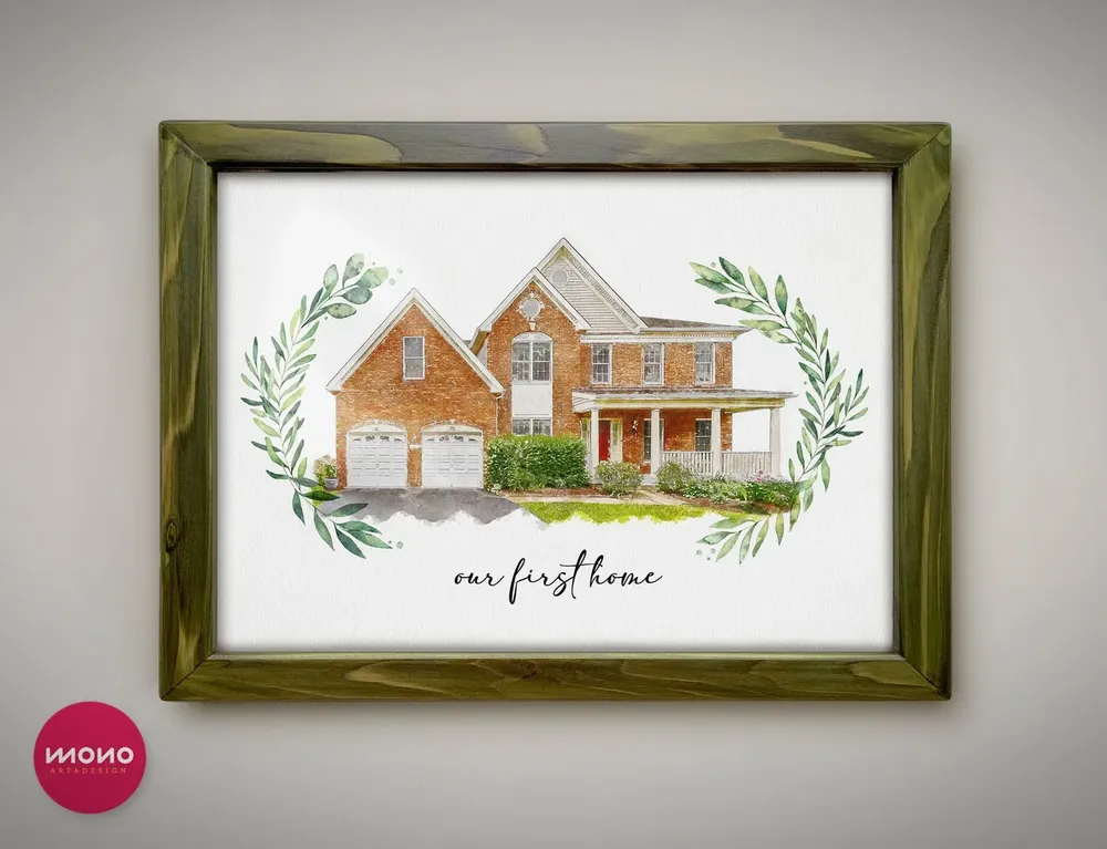 House Portrait - Home Illustration