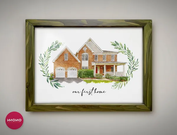 House Portrait - Home Illustration