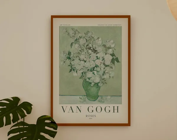 Van Gogh Vintage Poster, Living Room Decor
