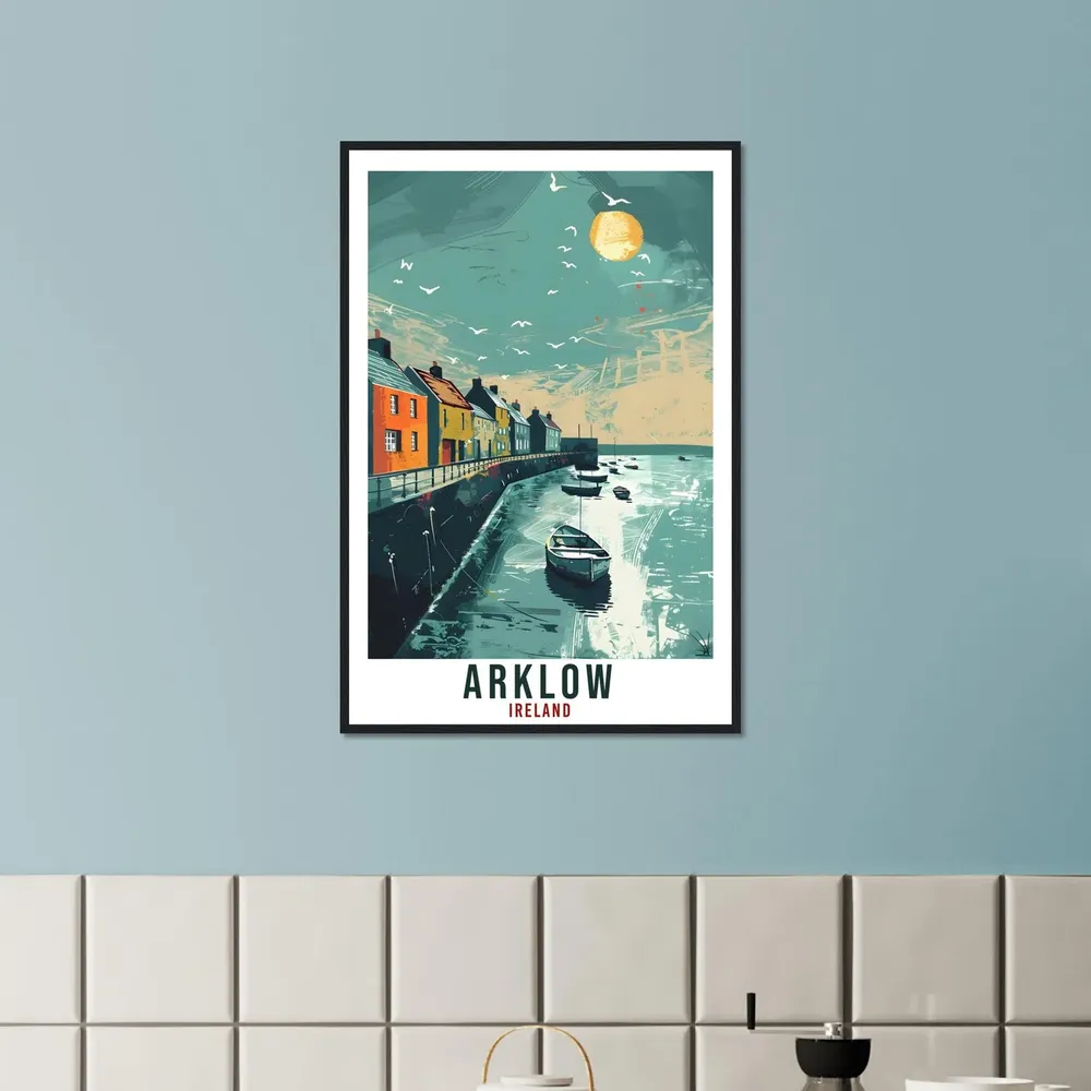 Arklow Travel Poster, Ireland Wall Art - Image 2