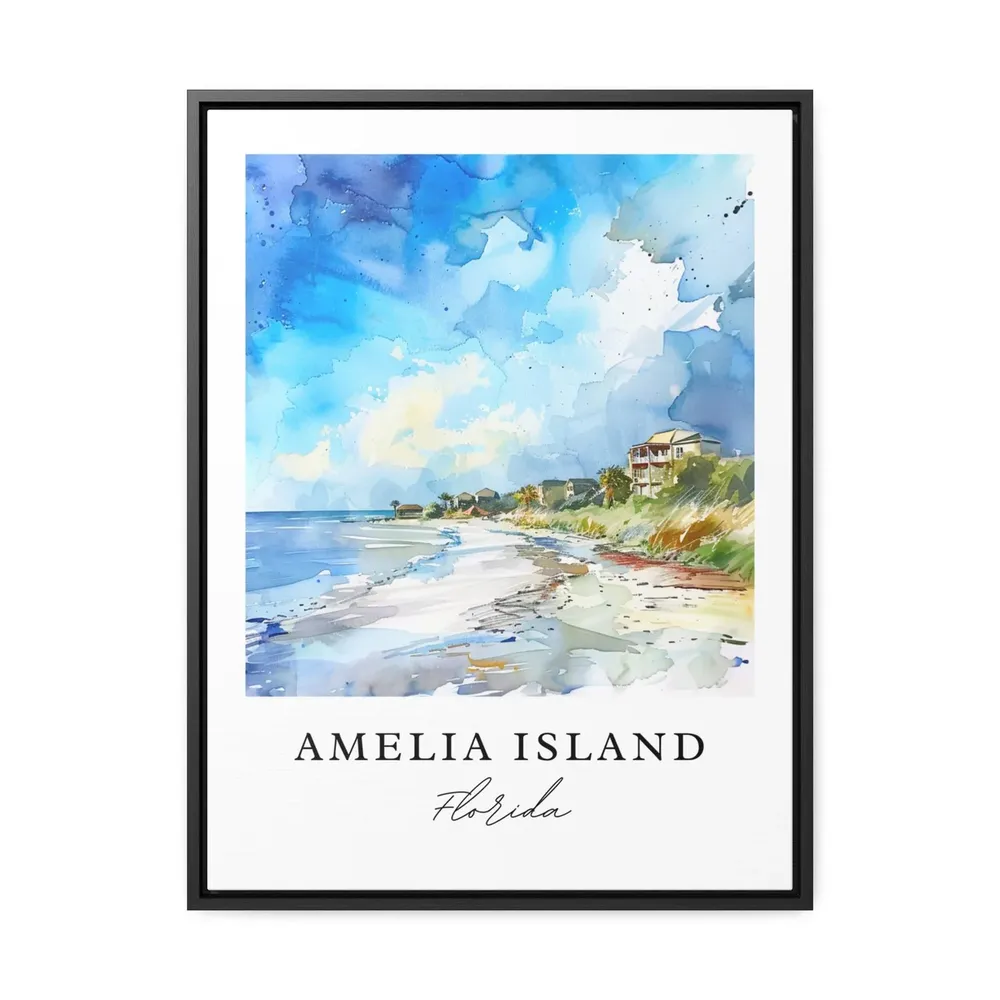 Amelia Island Florida Travel Poster, Jacksonville Gift - Image 3