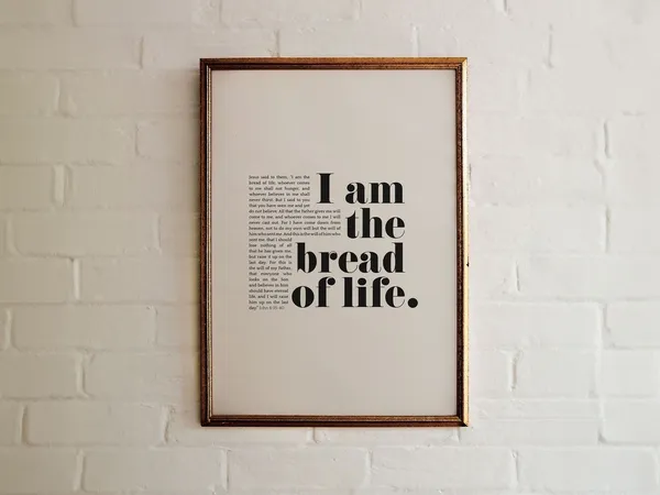 I Am The Bread Of Life, John 6:35 Art Print