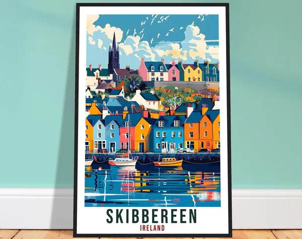 Skibbereen Travel Poster, Ireland Travel Poster