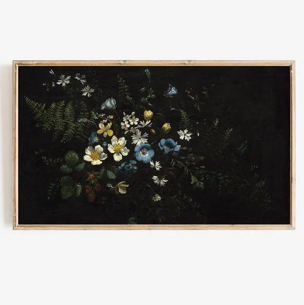 Wildflowers Spring Botanical Vintage Floral Art Print