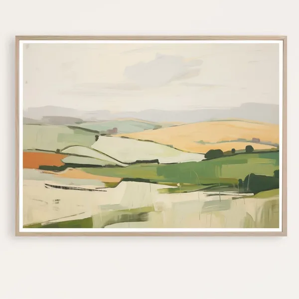 Abstract Landscape Modern Art Wall Art Print