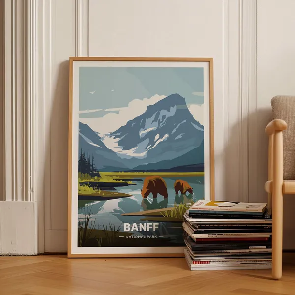 Banff National Park Landscape Home Decor Poster