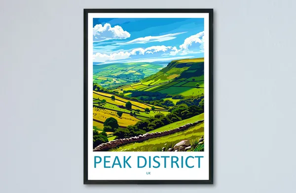 Peak District Nature Enthusiast Gift Wall Art Print