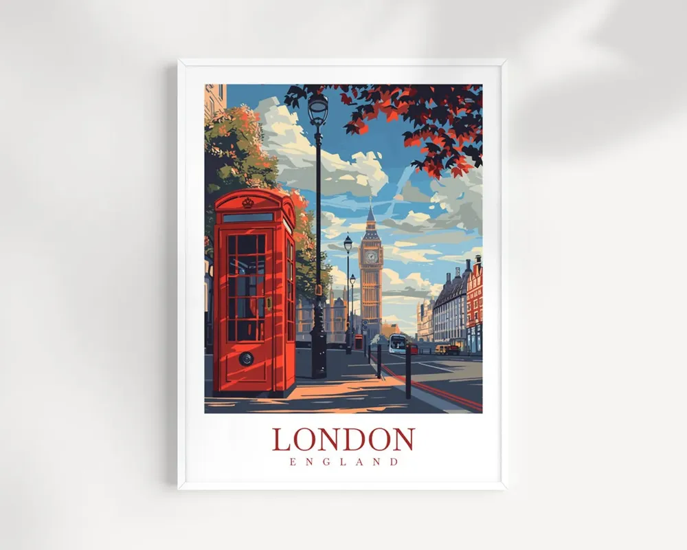 London Traveler Gift Travel Poster