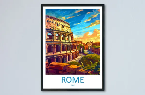 Rome Travel Wall Art Print