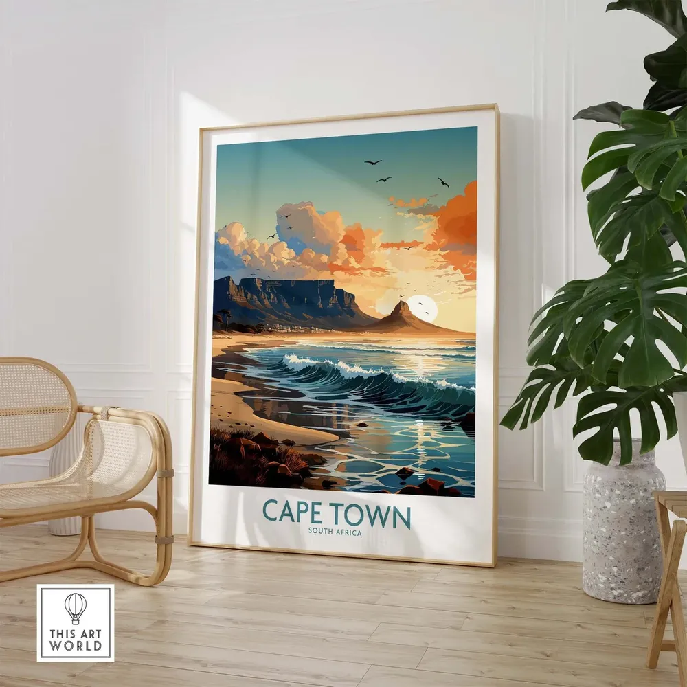 Table Mountain Print, Cape Town South Africa - Image 3