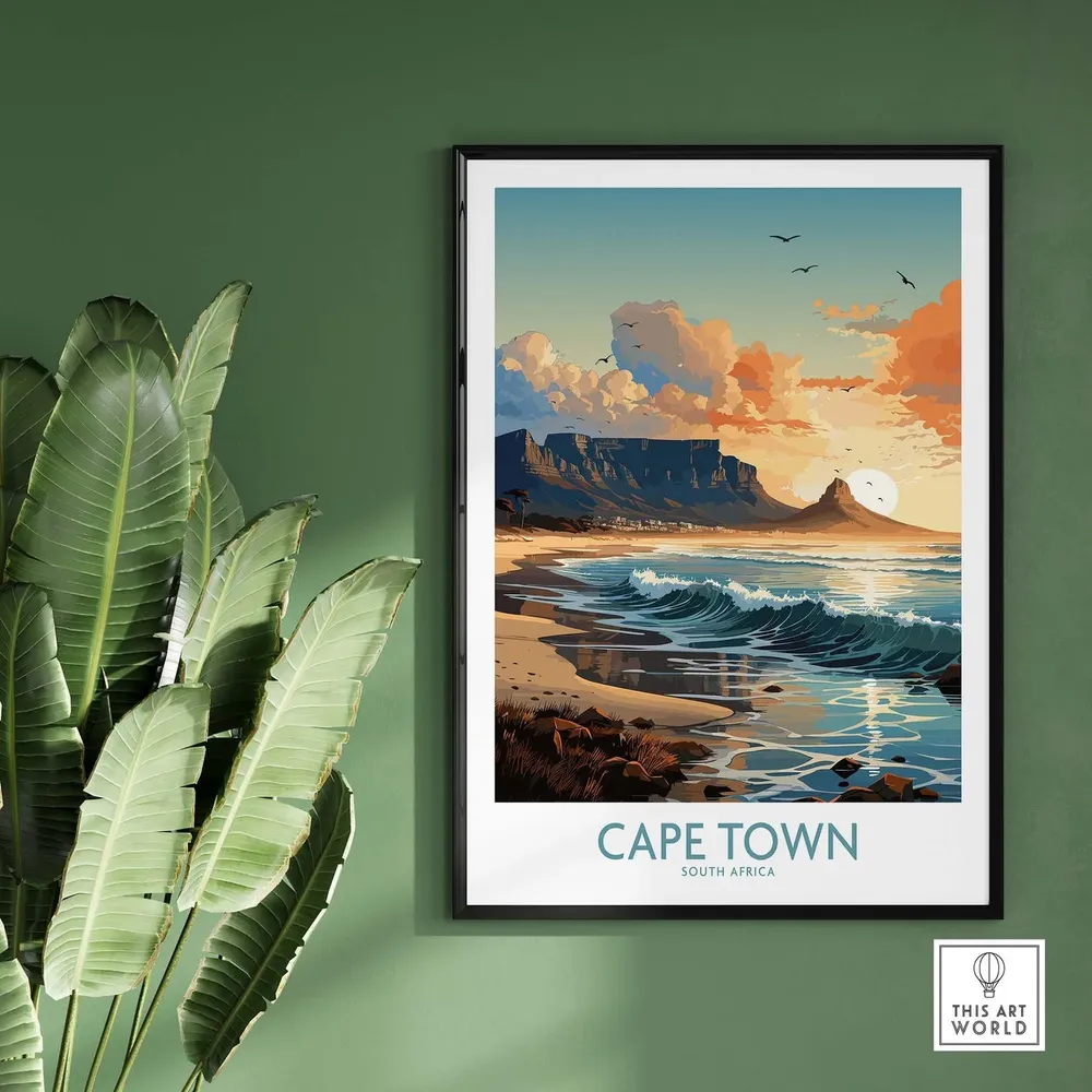 Table Mountain Print, Cape Town South Africa - Image 2