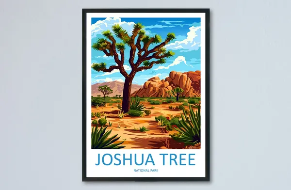 Joshua Tree National Park Home Dcor Wall Art Print