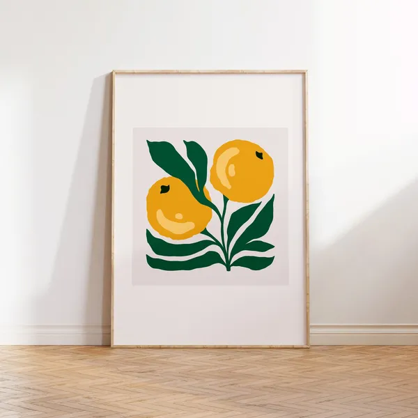 Jungle Flora Tropical Flowers Poster Print