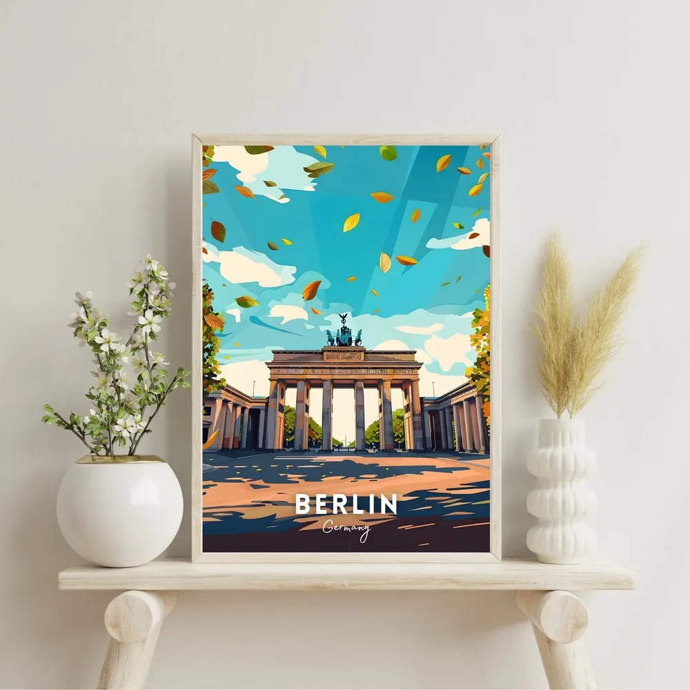 Berlin Germany Gift Travel Poster - Image 2