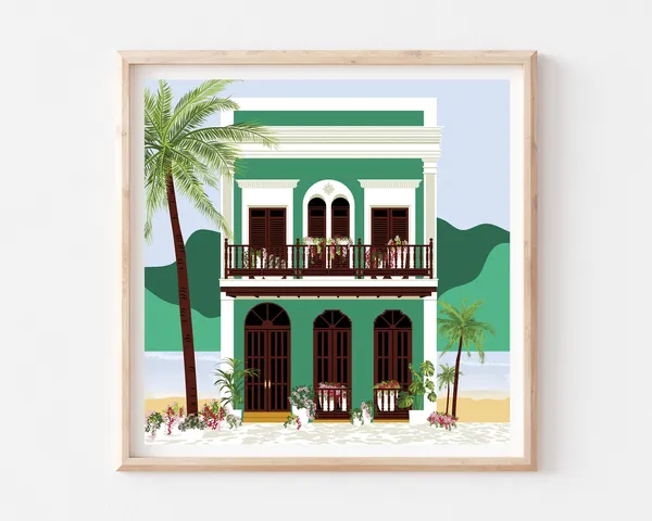 Puerto Rico Art Print, Boricua Latin Art