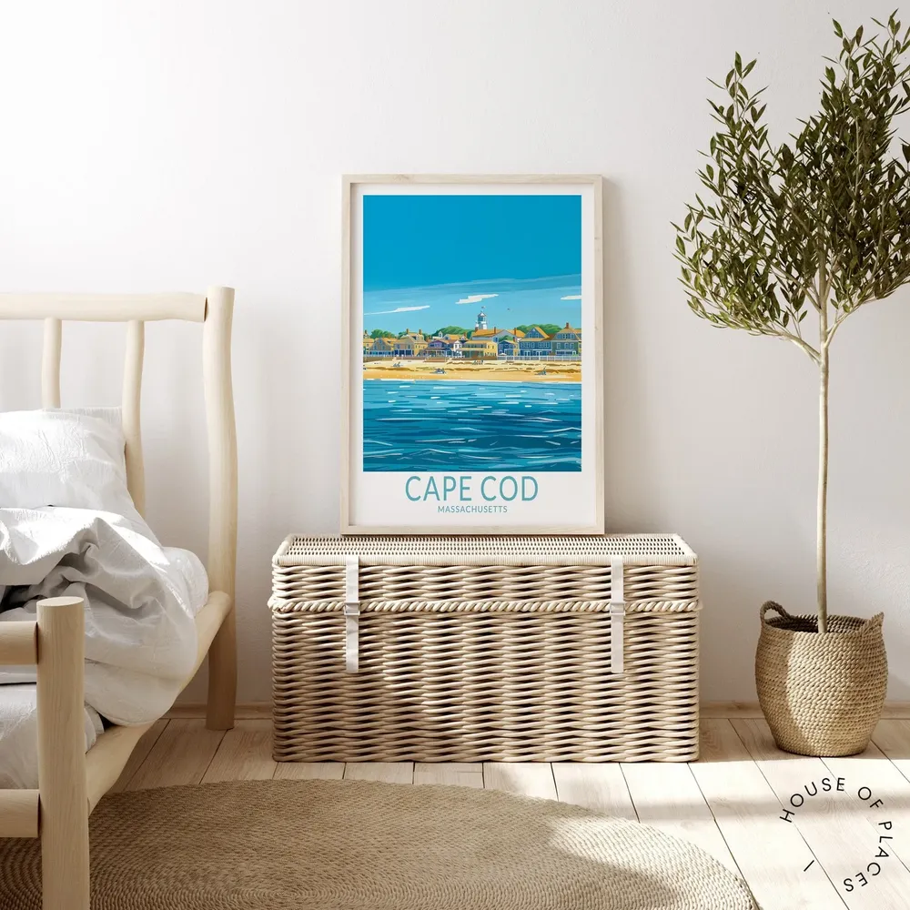 Cape Cod Home Decor Travel Poster - Image 3