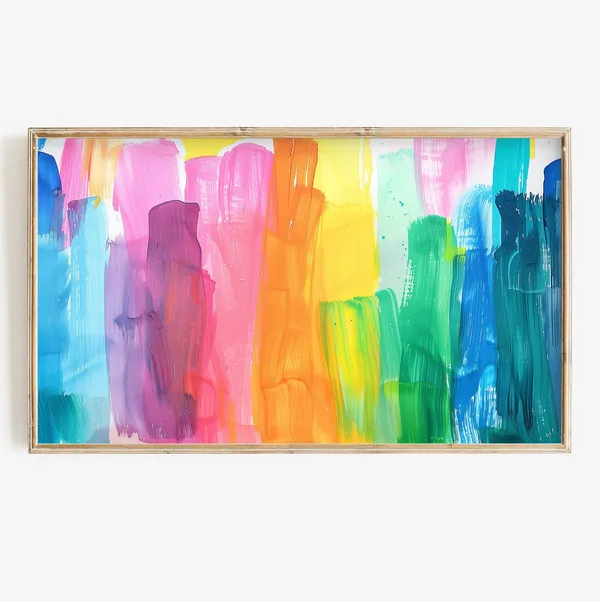 Pride Month Rainbow Colorful Pride Decor Art Print